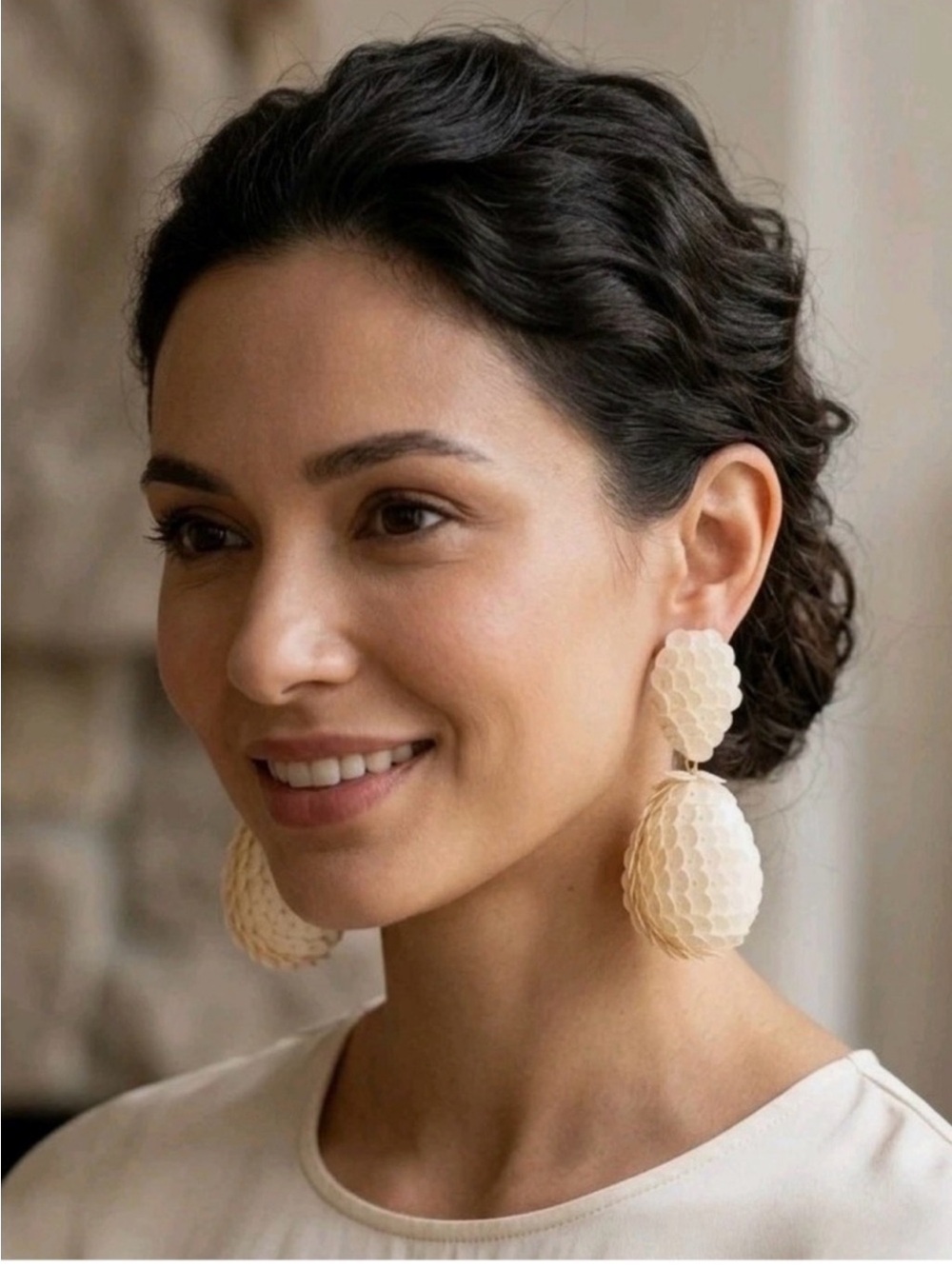 Tuckernuck Opal Sequin Sandra Earrings